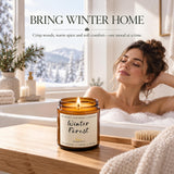 Scented Candles, 4 Pack Soy Candles Winter Gift Set, 28 oz