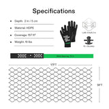 VIVOSUN 2'' Depth Ground Grid, 9x17 ft, High-Density HDPE Geo Cell
