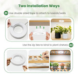 Kullsinss 3.5" Grow Lights for Indoor Plants, 36W Full Spectrum Plant Light