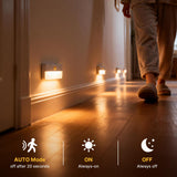 8 Pack Rechargeable Motion Sensor Stair Lights for Indoor, Wireless Battery Operated Night Light,Magnetic Led Stick On Portable Lamp for Step Hallway Closet Under Cabinet Bedroom Kitchen Bathroom