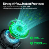 VIVOSUN G4 4" Inline Fan &Cycle Mode Speed Controller, 195 CFM Aerozesh Fan