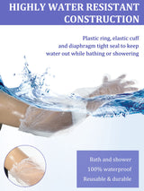 Sosation 50 Pcs Waterproof Arm Cast Cover for Shower Bath, Arm Cast Sleeve Protector, Adult Long Cast Bandage Protector Bag Covers for Shower Broken Wound Wrists Elbow(35.4 Inch)