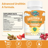 Urolithin A Supplement 2000MG - for Mitochondria, Energy, Antioxidants, Premium Quality Cellular, 120 Softgels (2 Bottles)…
