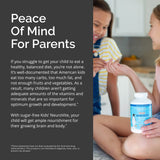 BRAINMD Dr Amen Kids’ NeuroVite, Orange Flavor - 120 Penguin-Shaped Chewables - Multivitamin & Mineral Supplement - Promotes Healthy Development & Growth - Gluten Free - 60 Servings