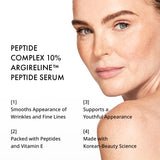 Depology Peptide Complex 10% Wrinkle Defense | Argireline™ Peptide Serum | Hydrating Face Serum Targets Dynamic Wrinkles | Vitamin C & Hyaluronic Acid Serum 1.01 fl oz