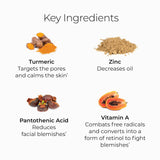 Hush & Hush SkinCapsule™ Clear+, Skin Care Supplement, Vegan, Acne Treatment for face, Clean Nutraceuticals Supplements That Contains Vitamin A, Turmeric, Dandelion Root, Zinc - 60 Capsules