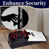 Door Stop Alarm, Door Stopper with 120DB Security Alarm, Floor Wedge Doorstop for Travel Apartment Home House (Pack of 4)