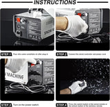 1000W Snow Machine Remote & Manual Control Snowflake Making Adjustable Snowflake Size Snowmaker Perfect for Christmas,Weddings and Theatrical Effects (Grey, 1)