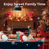 Fit Meal Prep 50 Pack 12 oz Christmas Disposable Coffee Cups with Lids, Premium Paper To Go Paper Cups, Leak Proof Hot Coffee Cups for Travel, Office, Hot/Cold Beverages (White Lids)