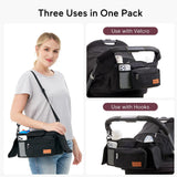 Momcozy Universal Stroller Organizer with Insulated Cup Holder