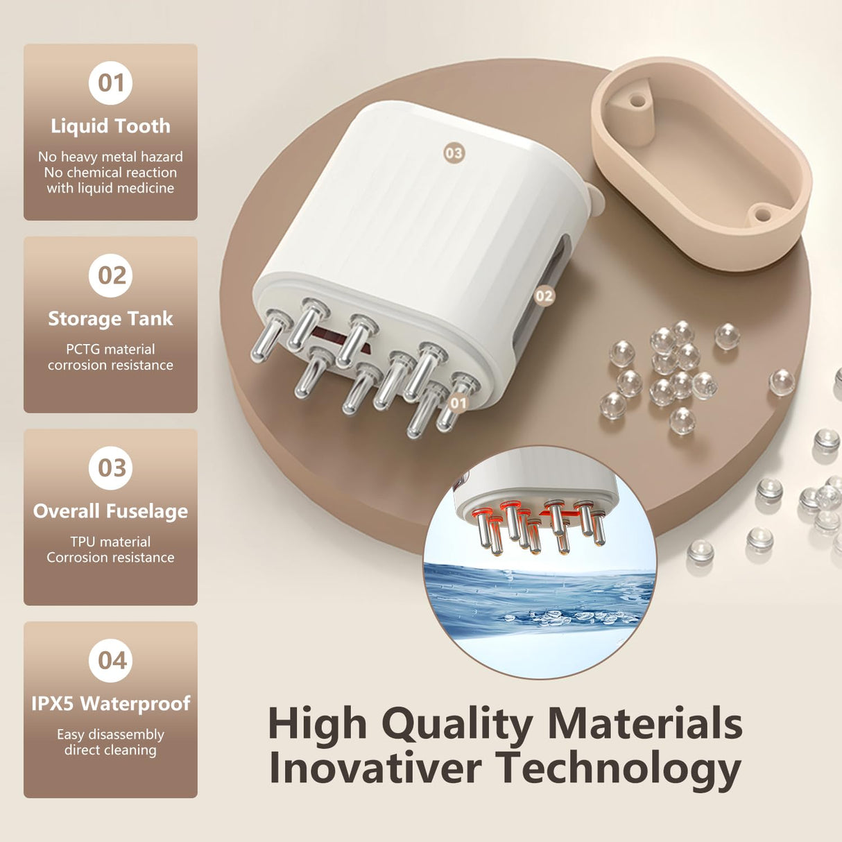 HUAYULINK Electric Hair Oil Applicator and Scalp Massager 2 in 1,Scalp Applicator Brush,Scalp Oil Applicator for Hair,Not Suitable for high Concentration and Viscous Oils