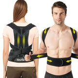 The Natural Posture Posture Corrector for Men and Women - Lumbar Back Brace and Shoulder Straightener - Helps Provide Lower Back Support and Relief - Adjustable, Comfortable and Easy to Wear