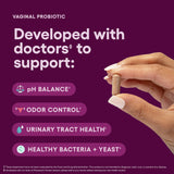 Physician's CHOICE Vaginal Probiotics for Women - pH Balance, Odor Control, Yeast Balance, Vaginal Flora & Feminine Health - 6B CFU with Organic Prebiotics and Cranberry Extract - 45 CT