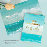 Boss Lady Gifts for Women, Best Boss Gifts for Women with Canvas Tote Bag, Funny Boss Christmas Gifts for Women, Cool Gifts for Bosses Female, Office Appreciation Gifts for Birthday Boss Day