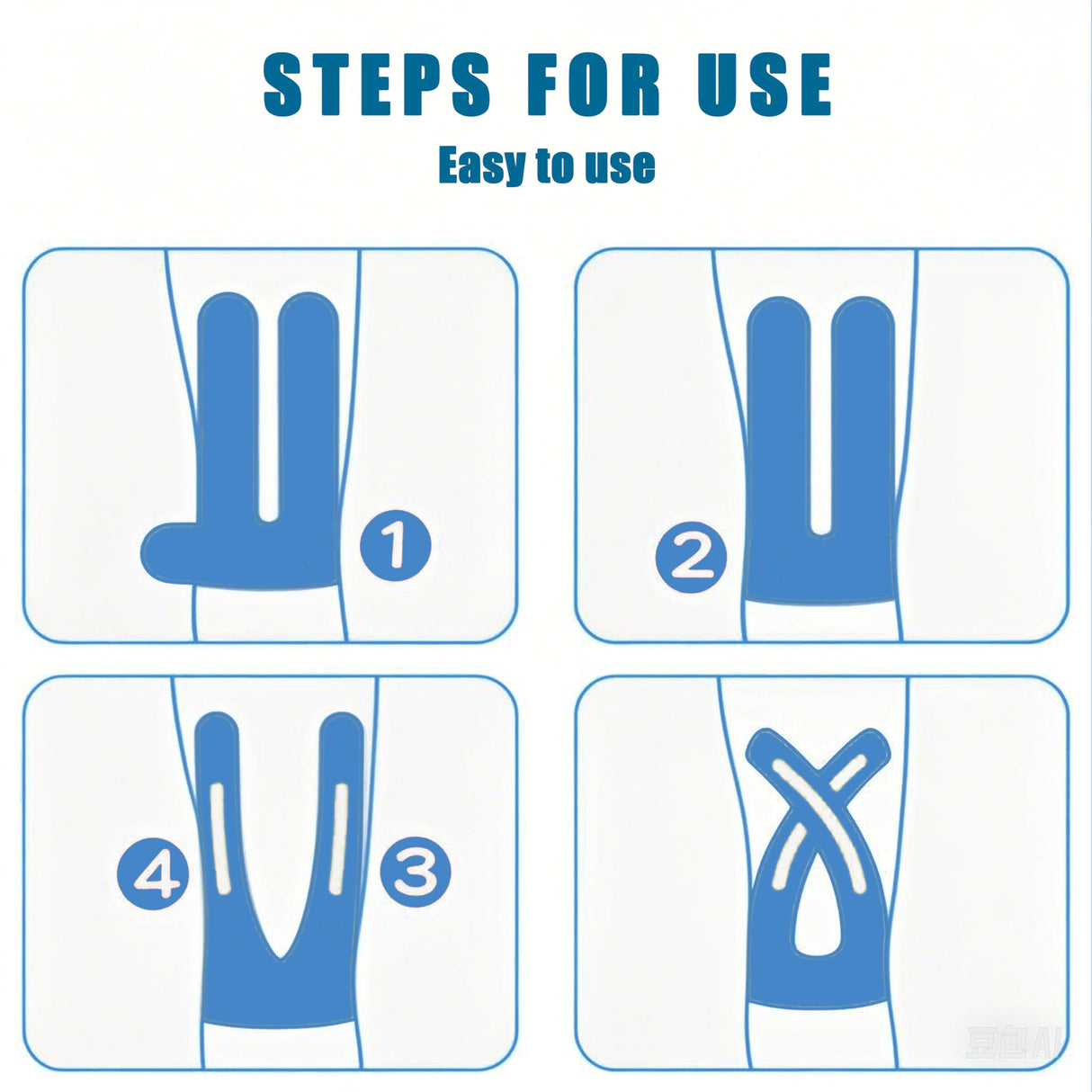 Vernargoo Precut Kinesiology Tape for Knees,24 Pcs – Elastic Knee Support & Stability, Pain Relief – Waterproof, Breathable, Hypoallergenic Athletic Tape (Black)