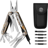 PERWIN Multitool - 26 in 1 Multi Tool Pliers with Pocket Knife, Bottle Opener, Saw, EDC for Survival Camping, Hunting and Hiking, Stainless Steel