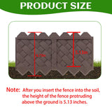 30 Pack (30FT) Weaving Flower Bed Garden Edging Borders, Landscaping Edging