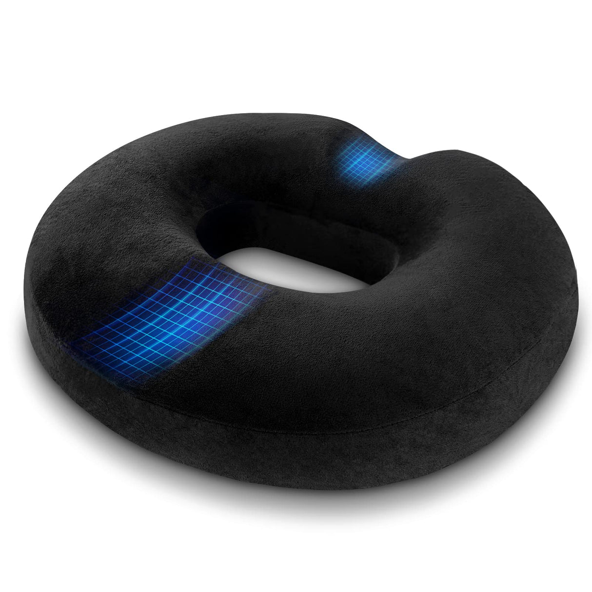 HOMCA Donut Pillow for Tailbone Pain, Hemorrhoid Pillows for Sitting After Surgery, Memory Foam Coccyx Cushion for Postpartum Pregnancy, Car Seat Office Chair Cushion for Pressure Relief