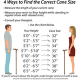 Asterom Walking Cane - Handmade, Ergonomic, Wooden Canes for Men & Women - Unique Wood Walking Sticks for Seniors (Caramel, 35 Inches)