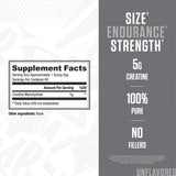 RYSE Creatine Monohydrate Powder - Unflavored - Supports Men & Women Lean Muscle Growth, Strength, Power, and Endurance - Helps Reduce Fatigue and Improve Workout Recovery - 60 Servings