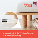 Wobble Wedges Flexible Plastic Shims - Leveling Shims for Home Improvement, Furniture Levelers, Table, and Toilet for Leveling - Made in USA Plastic Wedges Shim for Appliances (Clear, 300-Pack)