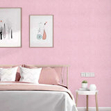 Abyssaly Pink Wallpaper Embossed Self Adhesive Peel and Stick Removable Home Decorative 23.6 inch X 118 inch Vinyl Film Cabinet Furniture Countertop Solid Color Shelf Paper Silk