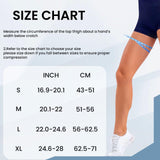 Hamstring Compression Sleeve with 3 Adjustable Straps,Thigh Compression Sleeve for Men Women,Thigh Wrap Compression for Pulled Hamstring,Groin ,Quad,Hamstring Brace for Hamstring Injury, Leg Brace for Upper Thigh support (Black, Large)