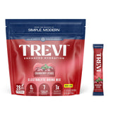 TREVI™ Sugar Free Electrolytes - Drink Mix Hydration Powder Packets - 28 Count - Cranberry Lychee