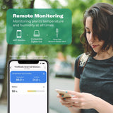 THIRDREALITY Smart Soil Moisture Sensor Gen2 3Pack,Zigbee hub Needed, nhanced Signal Stability,Capacitive Moisture Monitoring,Garden Planting, Compatible with Hubitat,SmartThings,Home Assistant,Homey