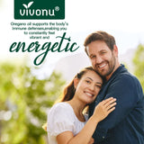 VivoNu Oil of Oregano Capsules, Balanced Oil of Oregano with Black Seed Oil, Organic Oregano Oil Softgels,Carvacrol,Thymoquinone, Non-GMO