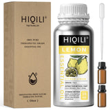 HIQILI Lemon Essential Oil for Cleaning, Degreasing & Household Use, Skin Care, Aromatherapy, Diffuser - 16 Fl Oz