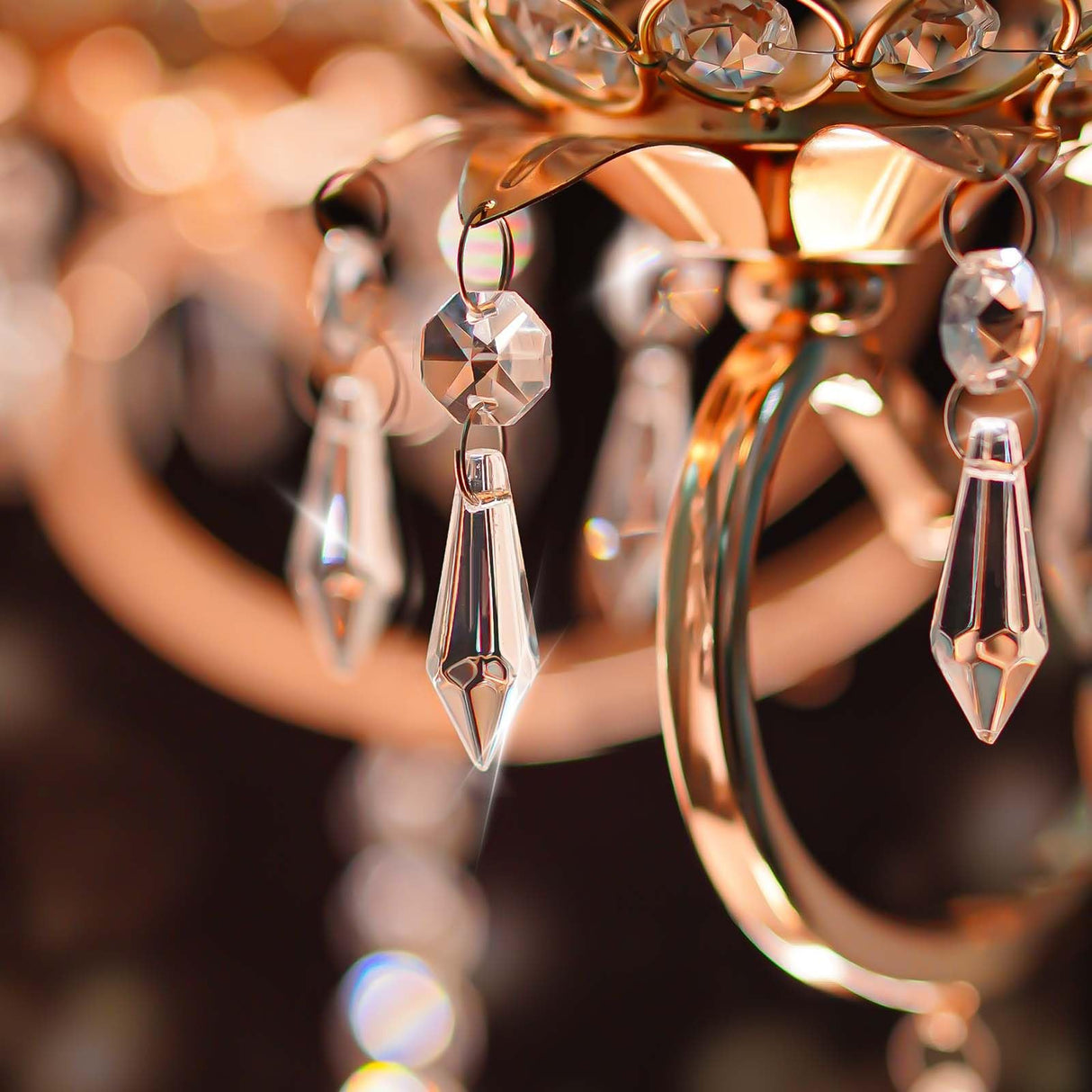 Premium Clear Crystal Glass Drops 2.4" -Multi Purpose Bluk Crystal Beads Hanging Prisms for Holiday Party/Home/Window Decoration/Chandelier Replacement Parts (M-100pcs)