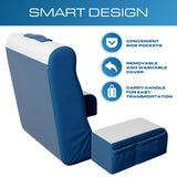 Kӧlbs Wedge Reading Cushion, Back Pillow for Bed Sitting Up, Cushion with Arms for TV Book Gaming Dorm Rooms, Backrest