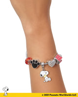 SALLY ROSE Snoopy Charm Bracelet for Women 7"