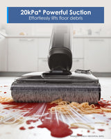 Tineco Floor ONE i6 Stretch Wet Dry Vacuum Cleaner, Vacuum & Mop All in One, 20kpa Powerful Suction, Up to 40 Minutes Runtime, 180° Lay-Flat, Anti-Tangle Design, Full-Path Self-Cleaning&185℉ Flashdry