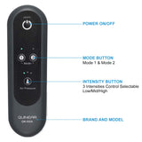 QUINEAR Leg Massager, Air Compression Calf Wraps Massager for Leg Circulation and Swelling Pain Relief 2 Modes 3 Intensities