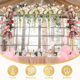 Purdge Over the Table Rod Stand with Clamps, Adjustable Gold Table Arch