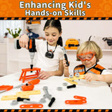 KidBloom Kids Tool Set, Toddler Tool Set with Box, Toys for 3 Year Old Boys