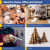 Vanhench 48"x 2400" (200') Brown Jumbo Roll Wrapping Paper, Kraft Craft Paper Roll for Bulletin Board Kids Arts Crafts Packing Shipping Poster Construction, Thanksgiving Christmas Wrapping Paper