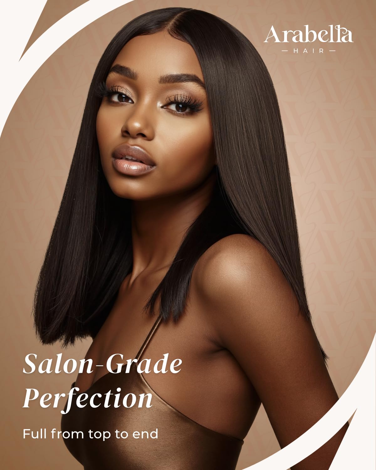 Arabella Hair 5x6 Glueless Wigs Human Hair Pre Plucked Pre Cut 230% Density Glueless Wigs 100% Human Hair 12a Pre Plucked Bleached Knots Straight Wig Human hair (18inch, 5X6 Straight Wig)