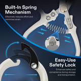 VIVOSUN Pruning Shears for Gardening, Q-Shaped Garden Scissors for Plants