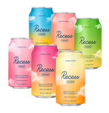 Recess Mood Magnesium Supplement Drink Calming Beverage, 12 Ounce (Variety Pack, 12 Pack) *Greatest Hits Sampler*