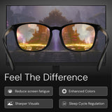 livho High Tech Blue Light Blocking Gaming Glasses - Red Lenses