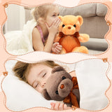 HyDren 24 Pcs Operation Christmas Bear Stuffed Animal Plush Gift Bulk 12 Inches Soft Toys for Kids Christmas Charity Donation, Holiday Party Favors & Classroom Gifts(Colorful)