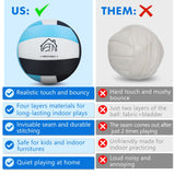 AceVernine Soft Indoor Volleyballs for Practicing Inside House and Yard, Safe and Silent Volleyball for Boys Kids Youth Beginners Training Birthday Christmas Easter Gifts