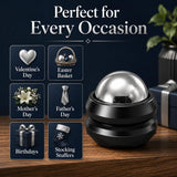 Flyfan Cold Massage Roller Ball, Small Gift for Teens, Men, Women, Boyfriend, Husband, Fitness Lovers, Stocking Stuffers,Handheld Muscle Roller Ball for Neck, Shoulders, Back, Calves & Feet