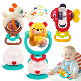 Baby Toys 6-12 Months, Removable Baby Rattle, 6 Month Old High Chair Toys