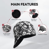 ARCCAPTAIN Reversible Welding Caps, 8 Panel Protective Welding Cap, 10 oz Fireproof Cotton Comforts for Safety and Protection While Welding to Men Women, 7 1/4