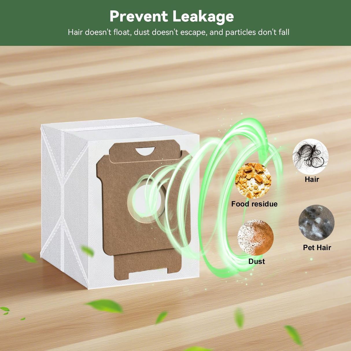WAIKAS 18 Pack Vacuum Bags for iRobot Roomba 104 105 405 504 505 507 705 Combo 10 Max, i7 i7+ i3+ i4+ i5+ i6+ i8+ j5+ j6+ j7+ j8+ j9+ s9+, i s j Vac Series, All Clean Base Automatic Dirt Disposal Bags