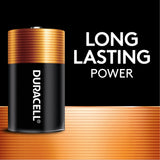 Duracell Coppertop D Batteries, 10 Count (1 Pack), D Battery with Long-lasting Power, All-Purpose Alkaline Battery for Household and Office Devices